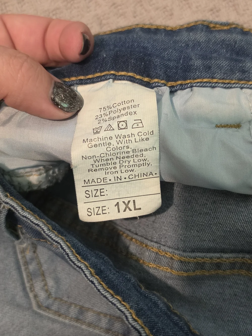 Men's Blue Denim Shorts
